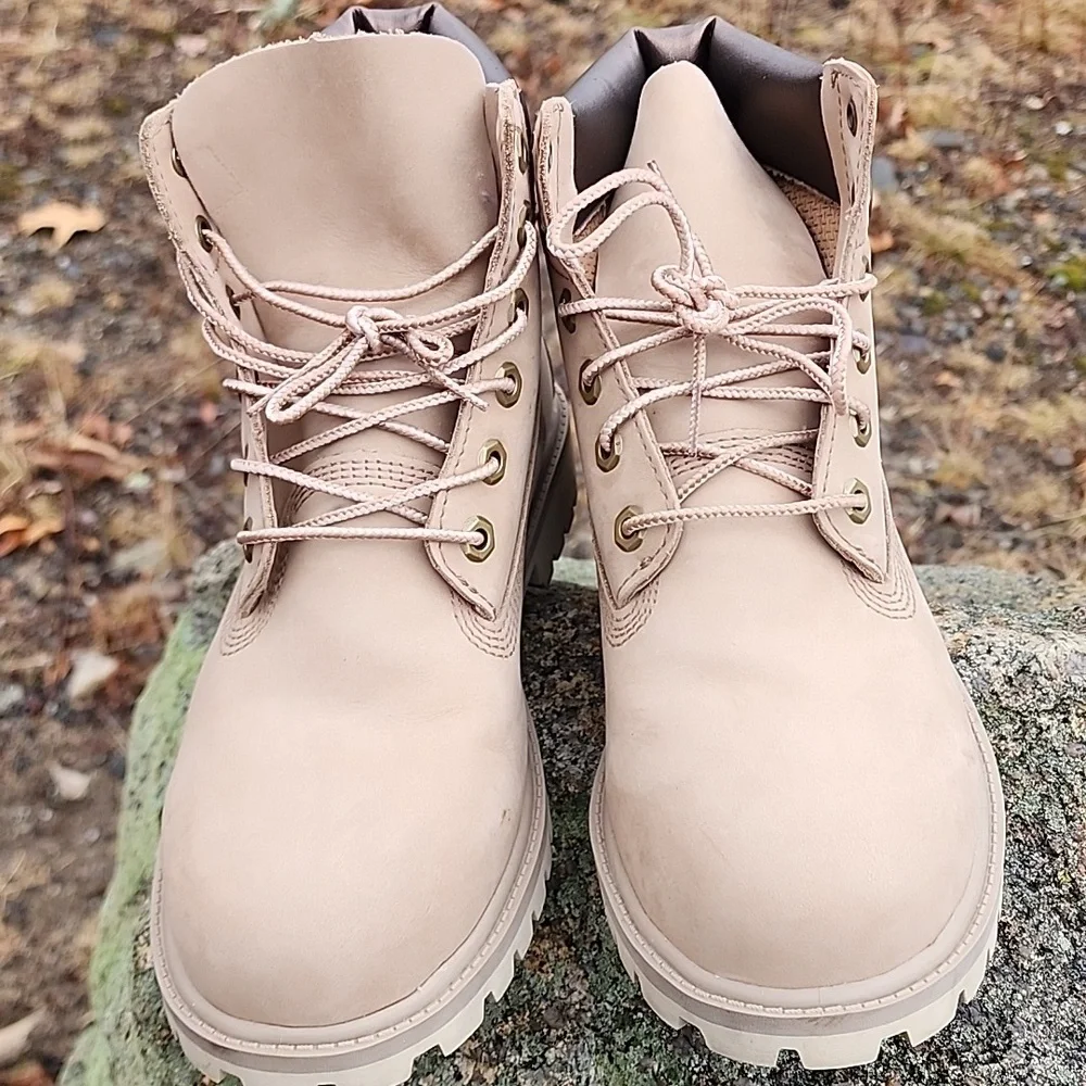 Timberland Insulated Light Tan Leather Boots